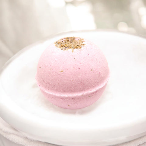 Calming Lavender Bath Bomb by Mahfaana