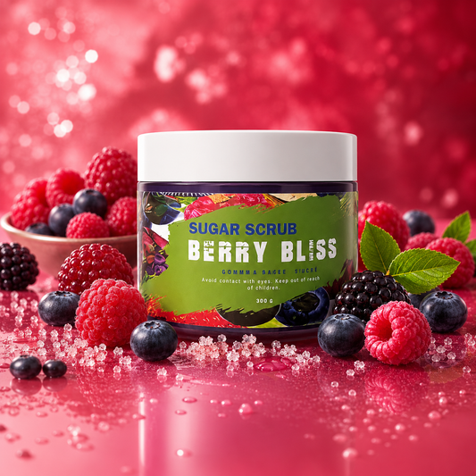 Berry Bliss Sugar Scrub by Mahfaana