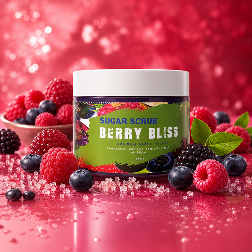 Berry Bliss Sugar Scrub by Mahfaana