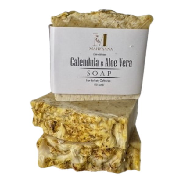 Calendula & Aloe Vera Soap by Mahfaana