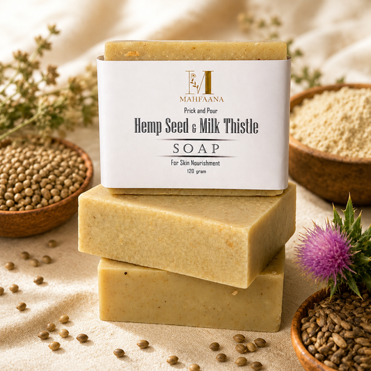Hemp Seed & Milk Thistle Soap by Mahfaana