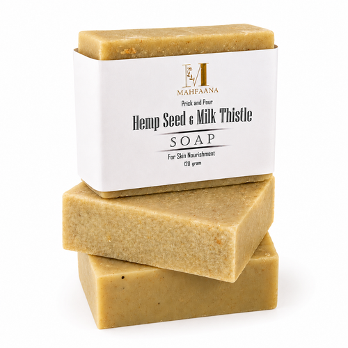 Hemp Seed & Milk Thistle Soap by Mahfaana