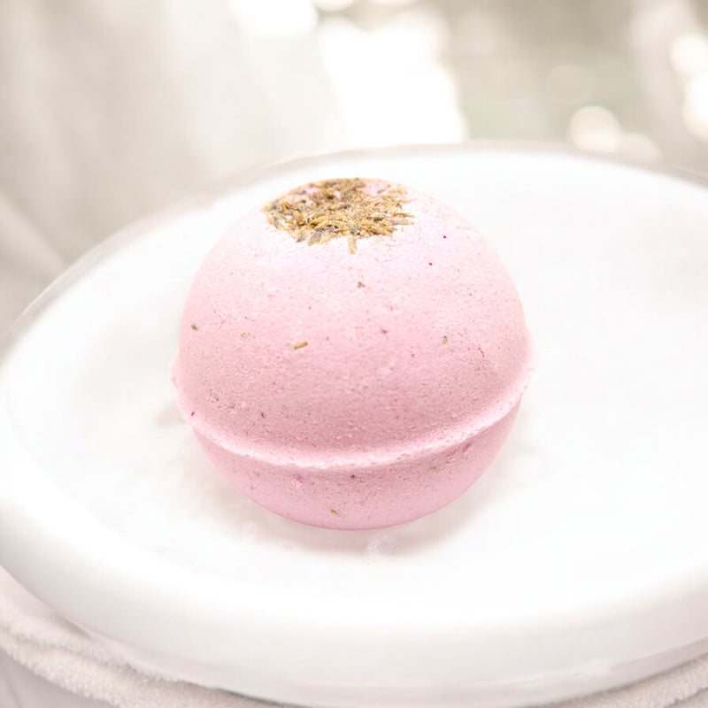 Calming Lavender Bath Bomb by Mahfaana