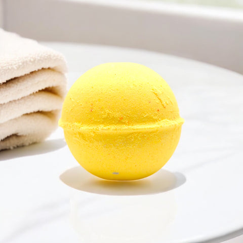 Lemon Sunshine Bath Bomb by Mahfaana