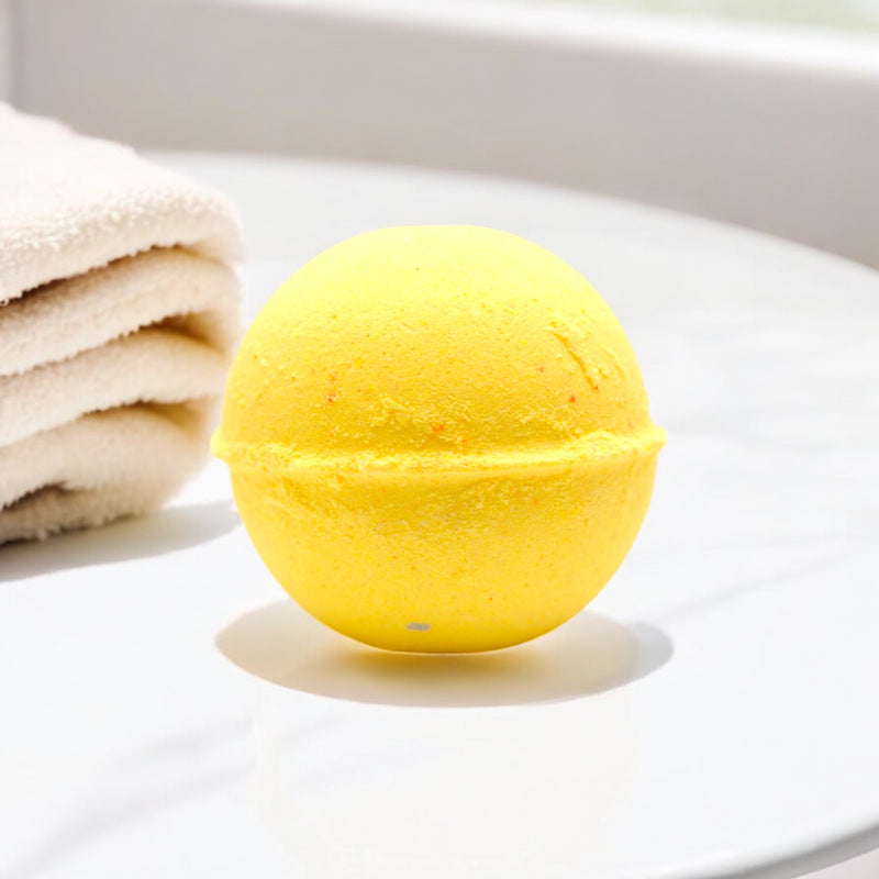 Lemon Sunshine Bath Bomb by Mahfaana
