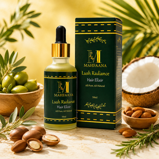 Lush Radiance Hair Elixir by Mahfaana
