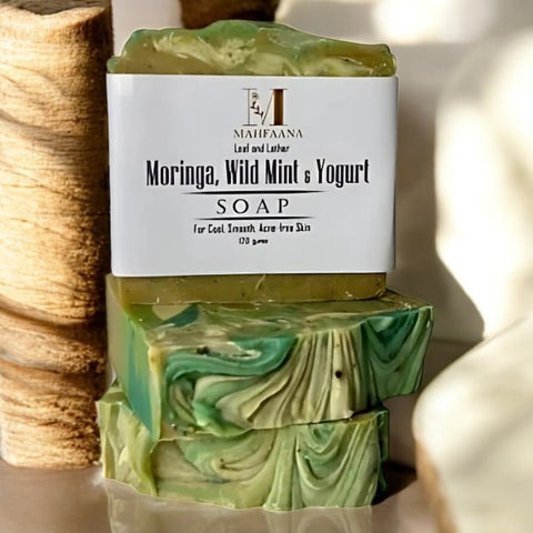 Moringa Wild Mint & Yogurt Soap by Mahfaana