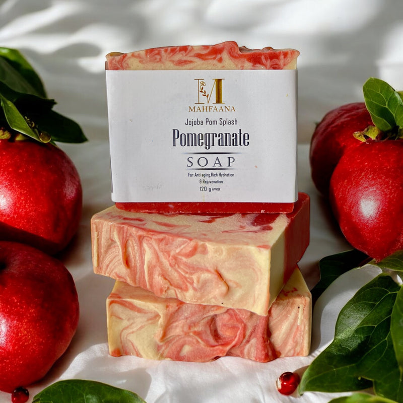 Pomegranate Soap by Mahfaana